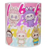 Labubu Keramik-Tasse – Pastell Rosa (330 ml)