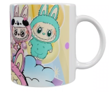 Labubu Keramik-Tasse – Bunte Motivwelt (330 ml)