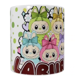 Labubu Keramik-Tasse – Buntes Charakter-Design (330 ml)
