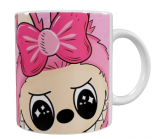 Labubu Keramik-Tasse – Rosa (330 ml)