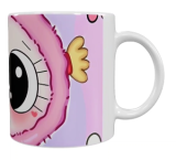 Labubu Keramik-Tasse – Rosa (330 ml)