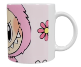 Labubu Keramik-Tasse – Rosa (330 ml)