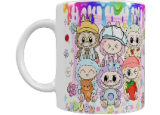 Labubu Keramik-Tasse – Bunte Characters (330 ml)