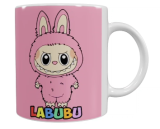 Labubu Keramik-Tasse – Rosa (330 ml)