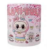 Labubu Keramik-Tasse – Pinkes Herzdesign (330 ml)