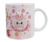 Labubu Keramik-Tasse – Love Edition (330 ml)