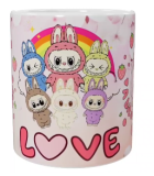 Labubu Keramik-Tasse – Love Edition (330 ml)