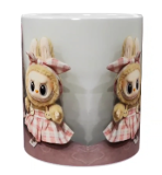 Labubu Keramik-Tasse – Niedliches Puppen-Duo (330 ml)