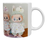 Labubu Keramik-Tasse – Süßes Duo Motiv (330 ml)