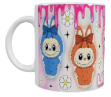 Labubu Keramik-Tasse – Buntes Charakter-Motiv (330 ml)