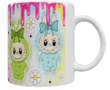 Labubu Keramik-Tasse – Buntes Charakter-Motiv (330 ml)