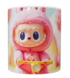 Labubu Keramik-Tasse – Pink (330 ml)