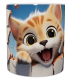 Cat Keramik-Tasse – 330 ml