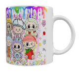 Labubu Keramik-Tasse – Buntes Charakter-Design (330 ml)