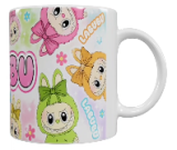 Labubu Keramik-Tasse – Buntes Motiv (330 ml)
