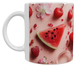Früchte Keramik-Tasse – Beeren & Wassermelone (330 ml)