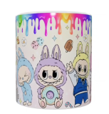 Labubu Keramik-Tasse – Buntes Design (330 ml)