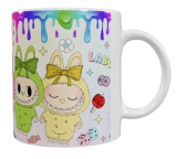 Labubu Keramik-Tasse – Buntes Design (330 ml)