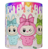 Labubu Keramik-Tasse – Buntes Design (330 ml)