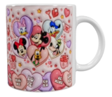 Disney Valentinstags-Keramik-Tasse – Herz-Motiv (330 ml)