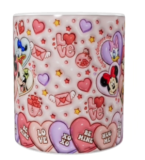 Disney Valentinstags-Keramik-Tasse – Herz-Motiv (330 ml)