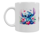 Stitch Keramik-Tasse – Personalisierbar (330 ml)