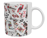 Karten Keramik-Tasse – Spielkarten-Motiv (330 ml)