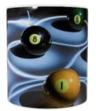 Vereins Keramik-Tasse – Pool-Billard (330 ml)