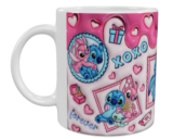 Valentinstag Keramik-Tasse – Rosa (330 ml)