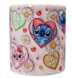 Valentinstag Keramik-Tasse – Rosa (330 ml)