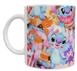Stitch Keramik-Tasse – Buntes Sommerdesign (330 ml)