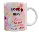 Stitch Keramik-Tasse – Love & Self Love (330 ml)