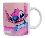 Stitch Keramik-Tasse – Rosa (330 ml)