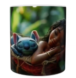 Stitch Keramik-Tasse – Dschungeltraum (330 ml)