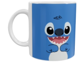 Stitch Keramik-Tasse – Blau (330 ml)