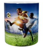 Fußball Keramik-Tasse – Stadion-Motiv (330 ml)