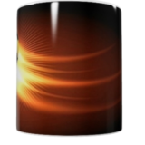 Fußball Keramik-Tasse – Dynamisches Ballmotiv (330 ml)