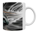 Sportwagen Keramik-Tasse – Dunkelgrün (330 ml)