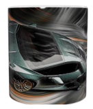 Sportwagen Keramik-Tasse – Dunkelgrün (330 ml)