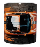 Auto Keramik-Tasse – Orange (330 ml)