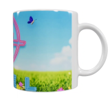 Opel Auto-Tasse – Pastellfarben (330 ml)