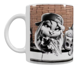 Auto-Tasse – Graffiti Bunny (330 ml)