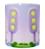 Labubu Keramik-Tasse – Lila (330 ml)