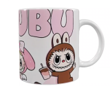 Labubu Keramik-Tasse – Rosa (330 ml)
