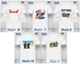 T-Shirts mit Motivauswahl Angebote