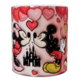 Valentinstag Keramik-Tasse – Liebevolles Herzmotiv (330 ml)