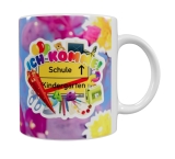 Schulkind Keramik-Tasse – „Ich komme!“ (330 ml)