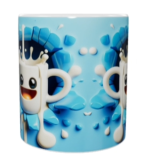 3D Cartoon Keramik-Tasse – Fröhlicher Milchbecher (330 ml)