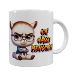 Grimmige Alpaka-Tasse – „Ich hasse Menschen“ (330 ml)