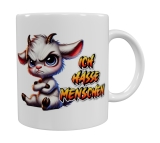 Freche Ziegen-Tasse – „Ich hasse Menschen“ (330 ml)